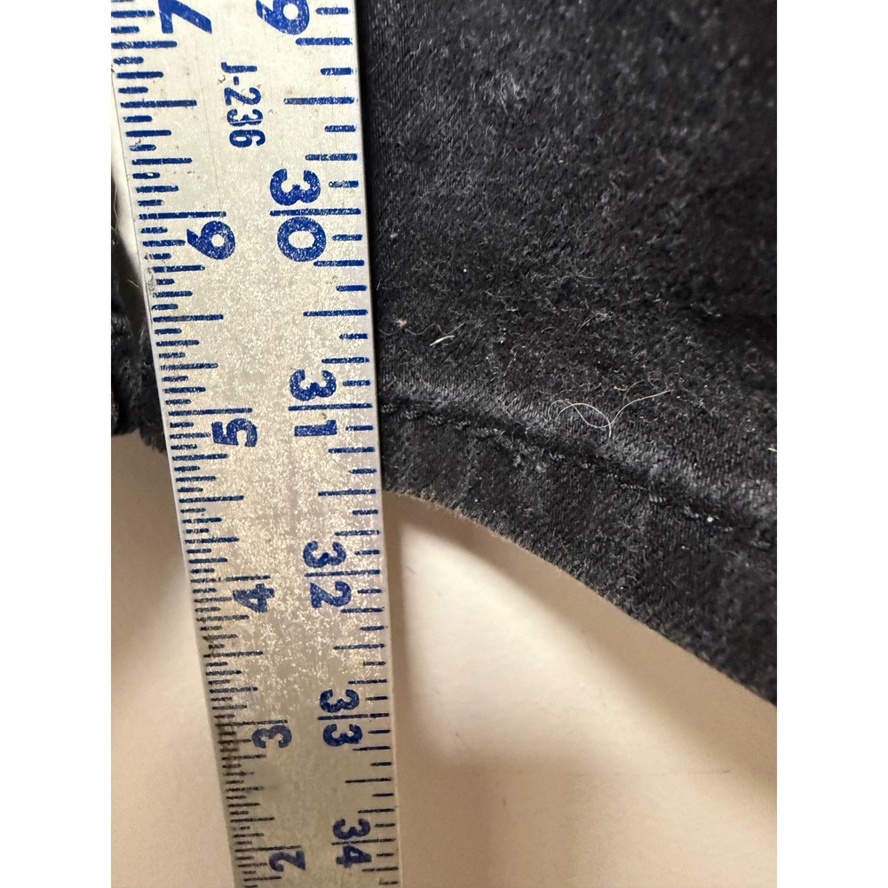 Levi's 514 Straight Fit Jeans Mens 33x34 Black Excellent Washed Denim 9025 - Picture 4 of 7